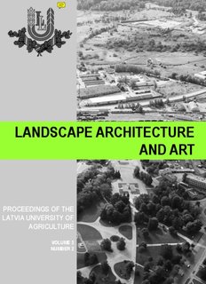Landscape Architecture And Art